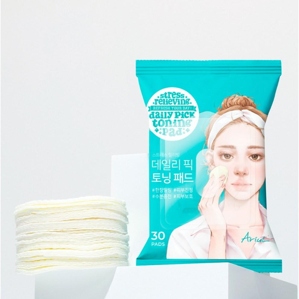 [Ariul] Daily Pick Toning Pad 57g, 30 Sheets, 1 Pack (Vegan Beauty)