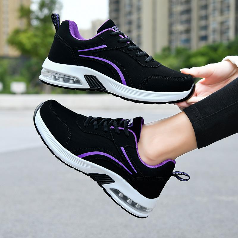 Herbst neue Damenschuhe modische und bequeme Sportschuhe Plateau Leder lässige Sport-Damenschuhe