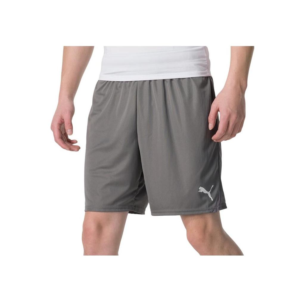 Puma Solid Color Elastic Waist Mid Rise Sports Casual Shorts Men Shorts Gray 705752-13
