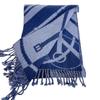 HERMES cashmere Click crack Scarf Navy cashmere Used
