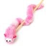 Chiwava 4-Piece 38cm Long Soft Plush Toy with Cat Bell, Rattle Sound, Small Mouse Activity Interactive Toy and Mouse