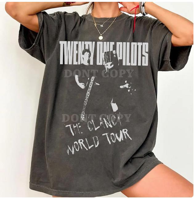 Twenty One Pilots Shirt Clancy Tour Breach Shirt 2025 Unisex T-Shirt XXXL