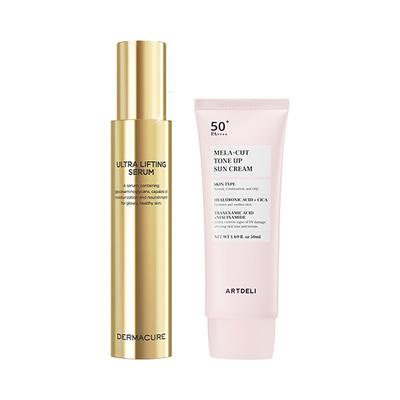 DERMACURE Ultra Lifting Serum 80ml + ARTDELI Sunscreen 50ml