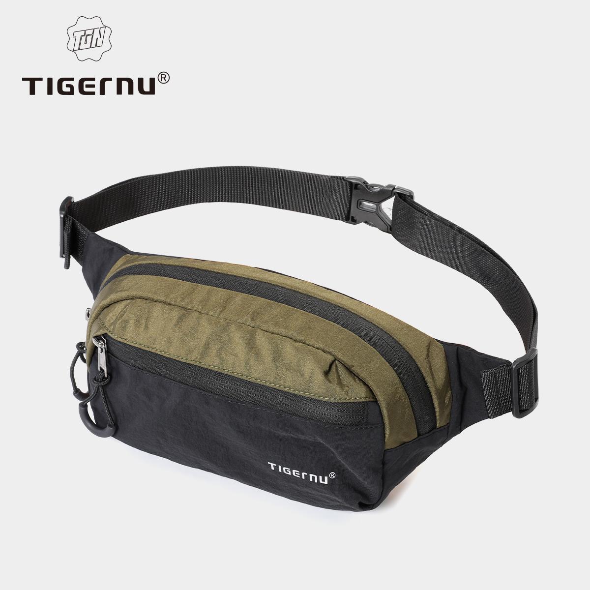 

Tigernu Waist Pack Fanny Packs For Men Chest Bags Man Belt Pouch Casual Hip Sack Light Weight Shoulder Bag For Men Crossbody Bag чёрный