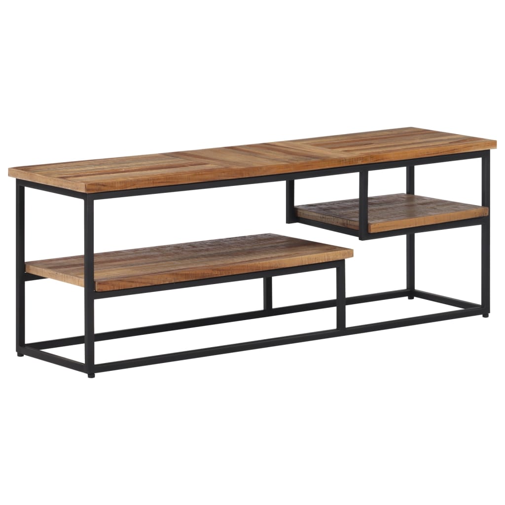 TV Stand 110x30x39 Cm Reclaimed Solid Teak Wood