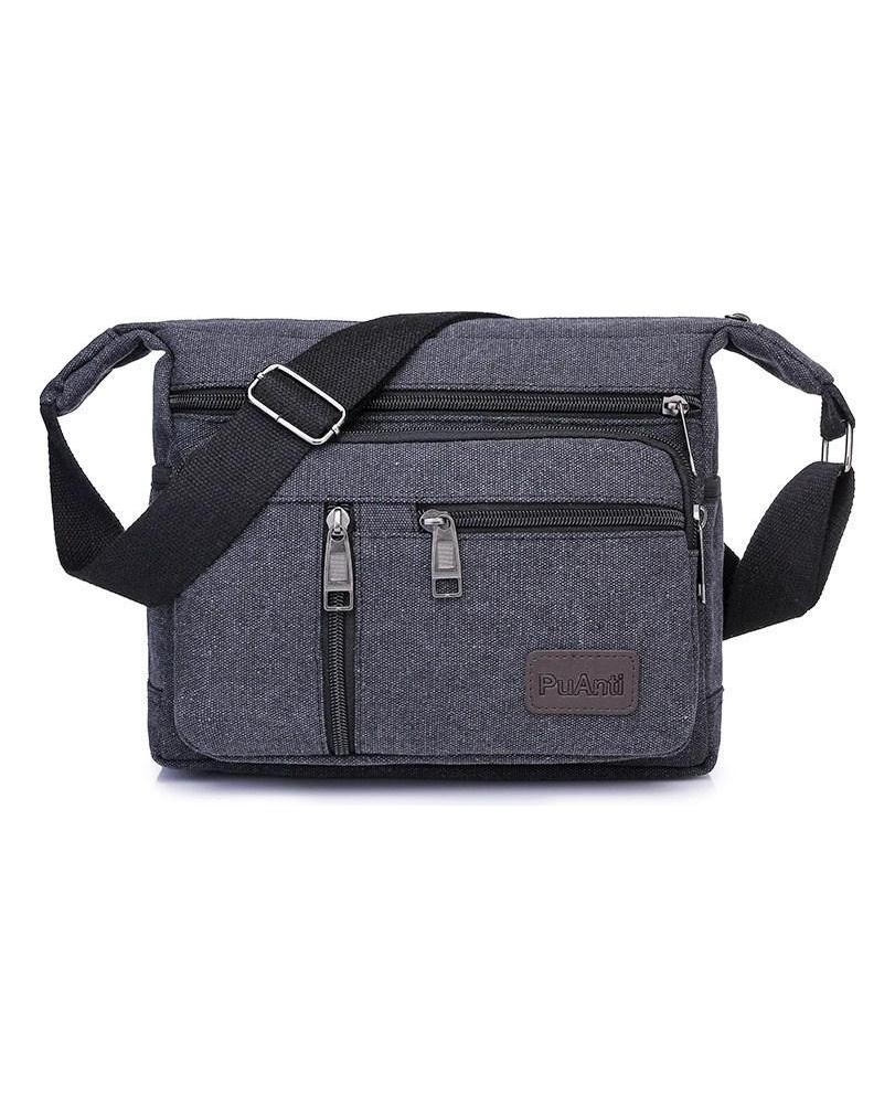 Men Canvas Shoulder Bags Casual Tote Travel Men's Crossbody Bag Luxury Messenger Bags Fashion High Quality Handbag