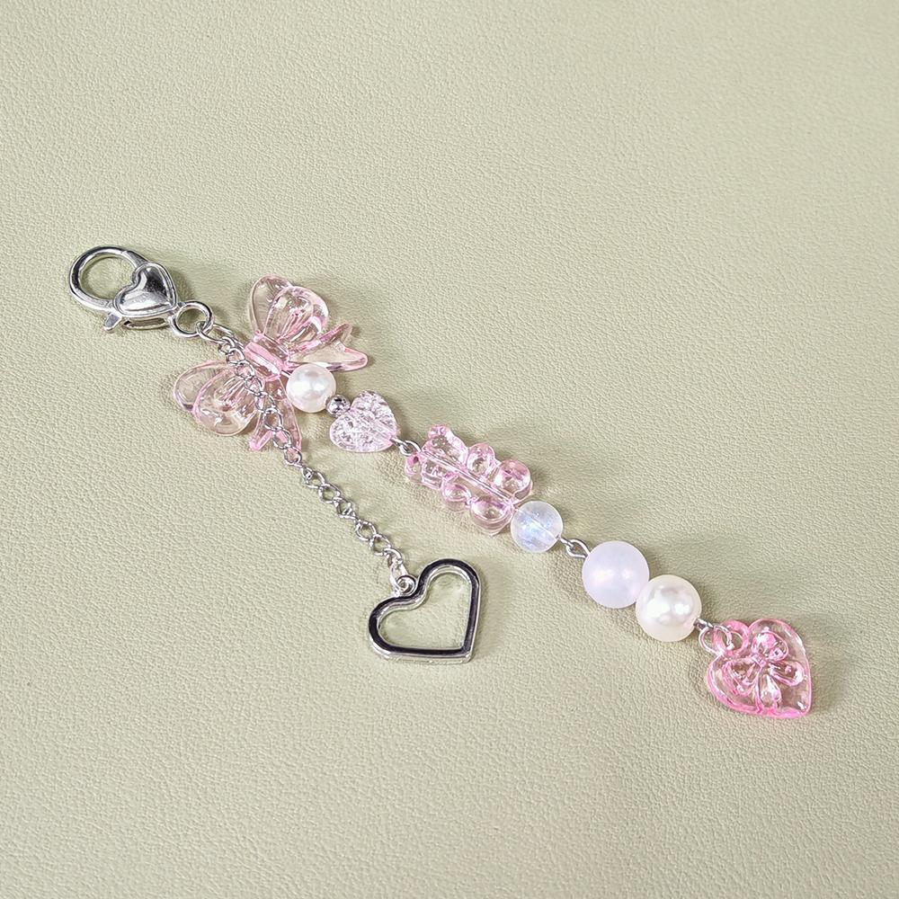 Y2K Phone Charms Pendant Kawaii Bear Cellphone Chain Strap Lanyard For iPhone Samsung Sweet Cool Girl Bag Cases Goo Accessories