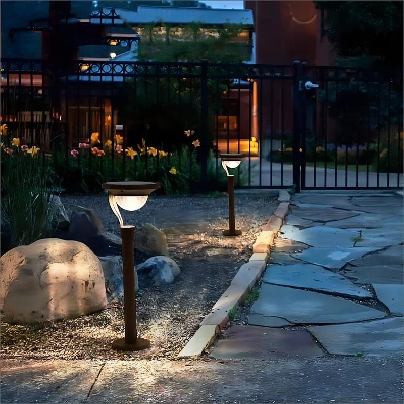 1pc Solar Energy Saving Lamp Super Bright Solar Lawn Lamp Waterproof Household Garden Villa Courtyard LED Solar Lamp