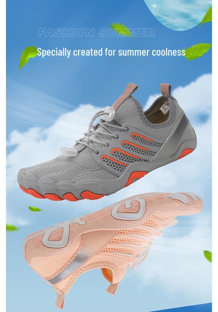 Breathable Non-Slip Quick-Dry Beach Shoes for Couples: Ideal for Swimming, Creek, and Indoor Fitness Activities.