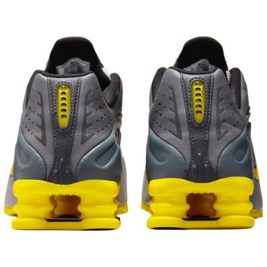 Nike Shox R4 Bright Citron Unisex Sneakers Yellow Vast-Grey Light-Graphite IH3397-078