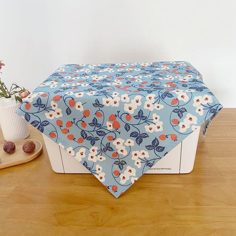 

Пылезащитная ткань для принтера, компьютера, ноутбука, чайного сервиза, ткань для пыли, ткань для тумбочки, холодильника, стиральной машины, полотенце Strawberry Flower 40*40cm multi-purpose towel