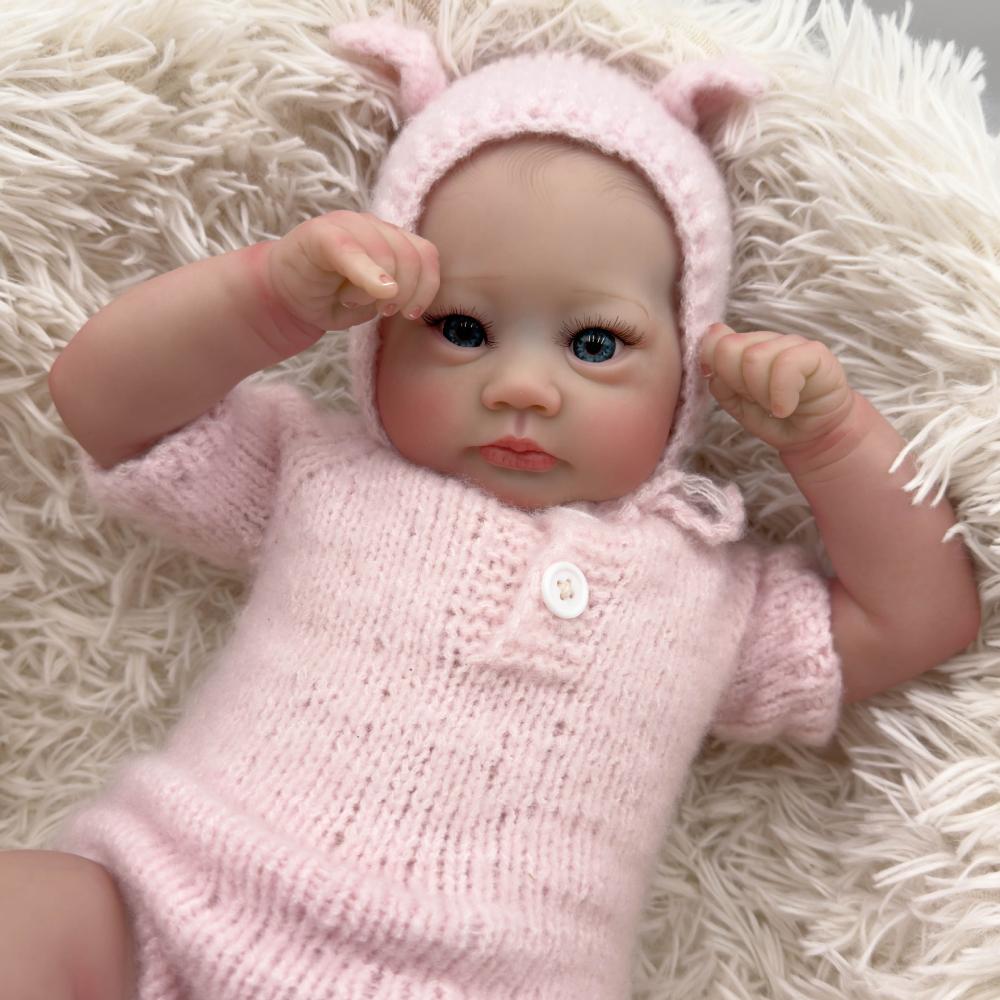 So Truly Like Reborn Babies Dolls Lali Soft Cloth Body Bebe Newborn Doll Lively Poseable Real Life Simulation Dolls Accompany Toy for Kid 3+ Years Old