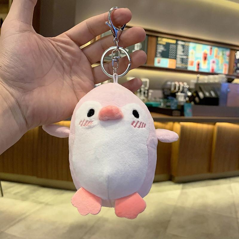 Cute Penguin Plush Toy Pendant For Children's Backpacks And Suitcases 12cm Blue