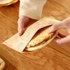 50pcs Disposable Greaseproof Paper Sandwich Bags Water-proof French Fries Packaging Bag  Bread