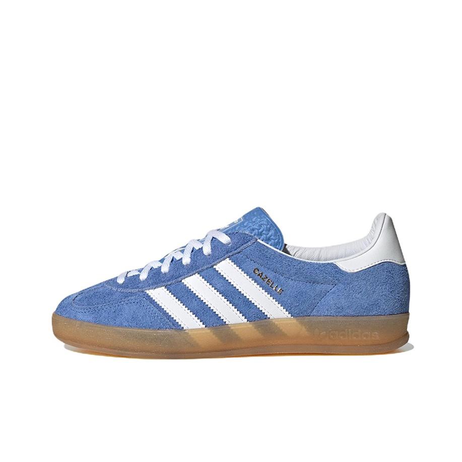 

new Adidas Gazelle Indoor Blue Fusion Gum Women s 38.5