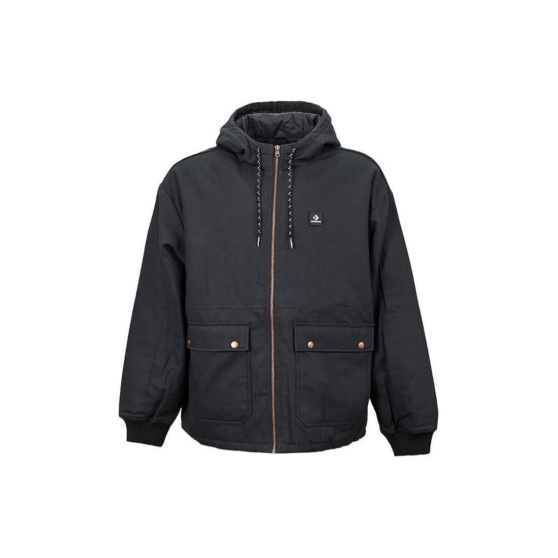 Converse Transition Padded Jacket Asia Sizing Black Men s 10023804-A02 M