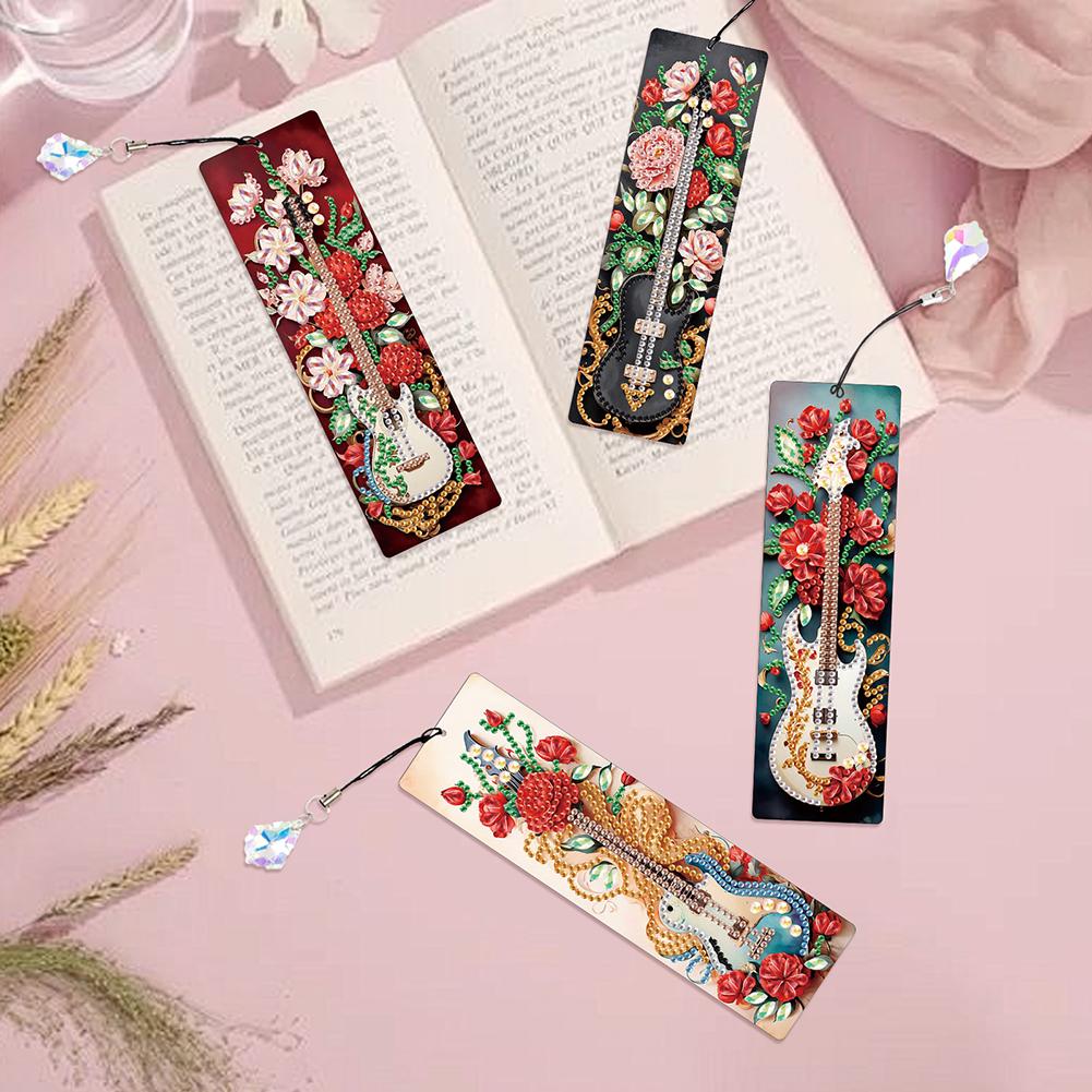 4Pcs Special Shape Dream Catcher 5D DIY Diamond Painting Bookmark DIY Bookmarks Diamond Painting Kits for Kids Adults Beginners