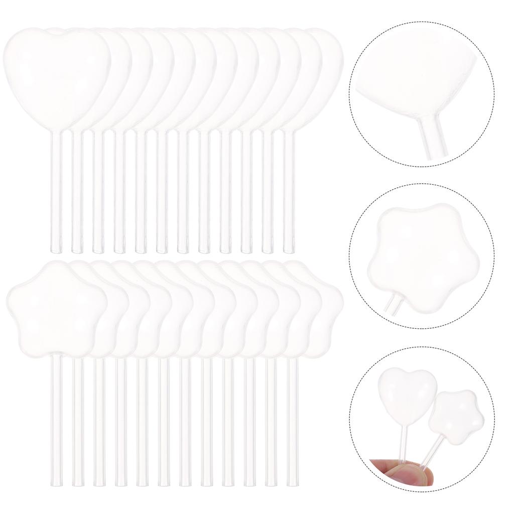 100 Pcs Dropper Buttercream Squeeze Transfer Pipettes Plastic Chocolate Droppers