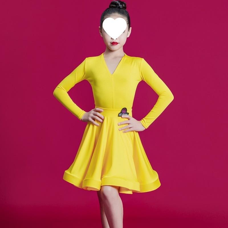 Společenské latinskoamerické taneční šaty soutěžní Dívčí sukně Tréninkové oblečení Oblečení Taneční kostým Tango Samba Cha Cha Dvoudílný