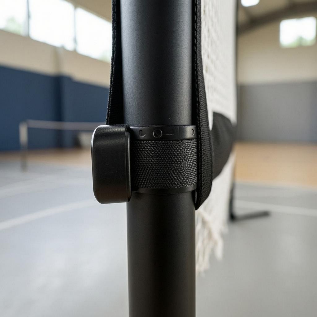 Badminton Practice Net Mesh Freestanding Badminton Net Sports Gear Stable Base Long-Lasting