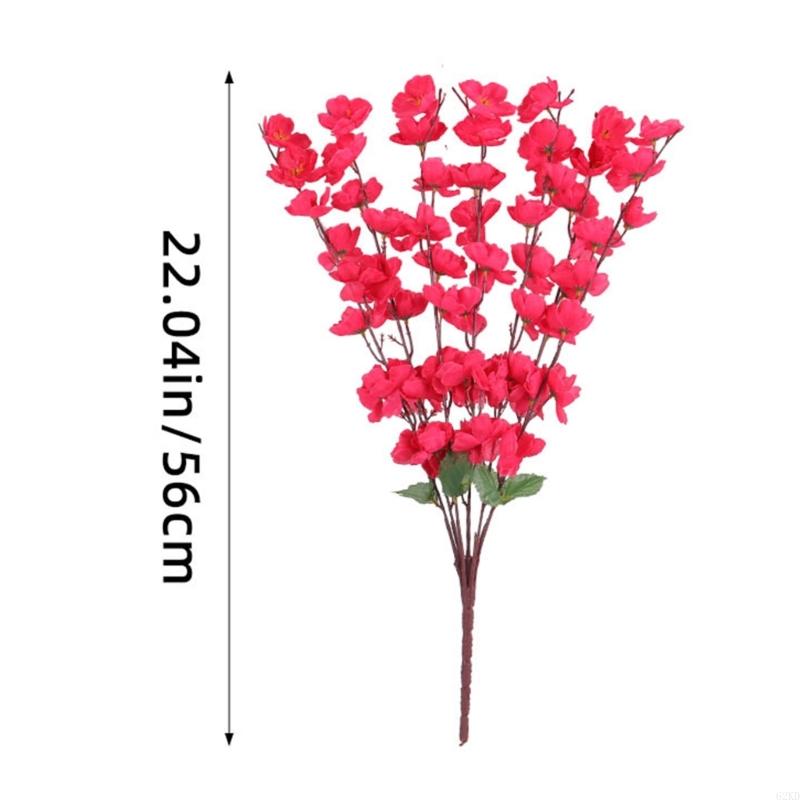62KD 7 Forks Spring Simulation Artificial Flowers Silk Flower Home Flower Arrangement