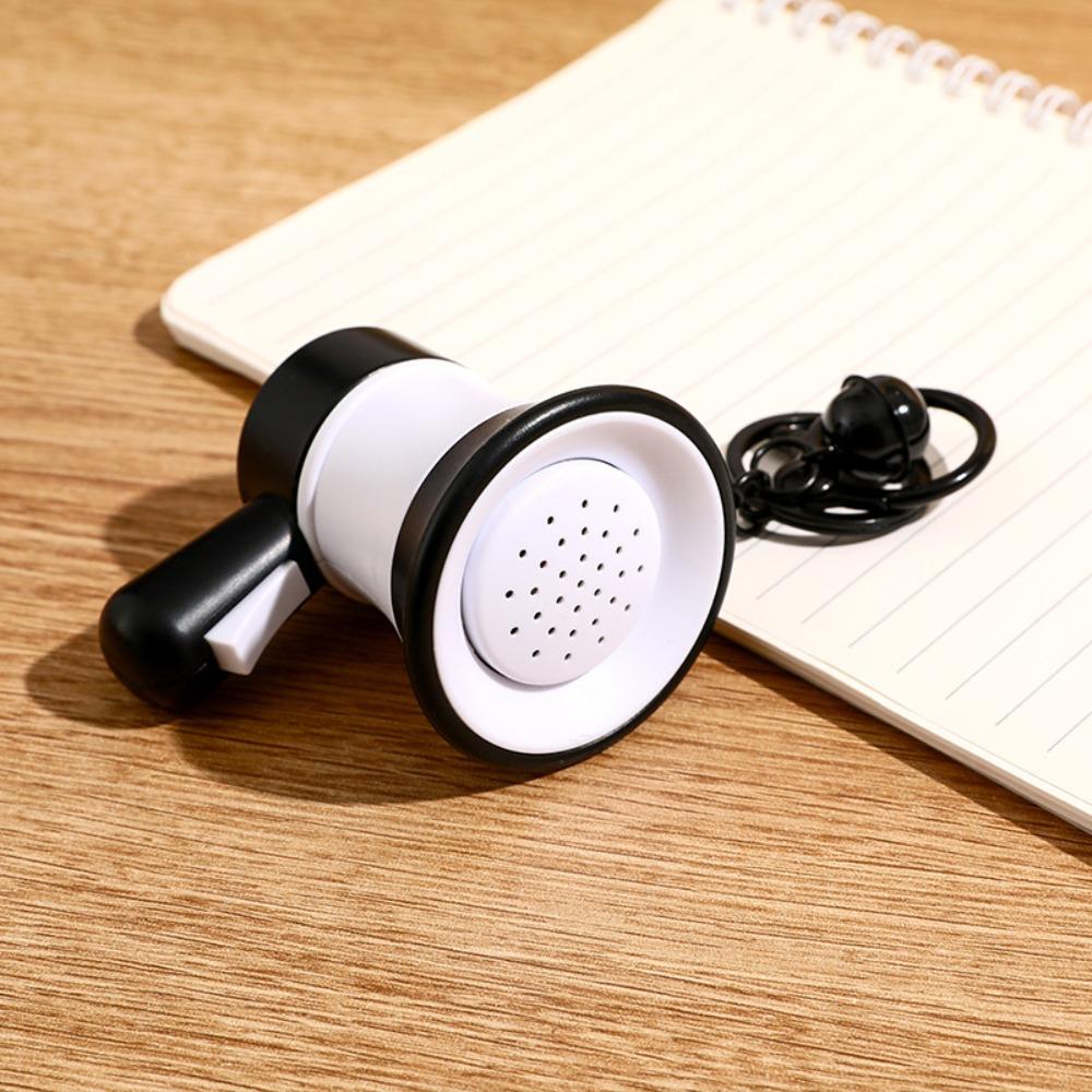Recording Music Trumpet Key Chain Speaker Handheld Speakers Toy Music Keychain Pendant  Bag Pendant