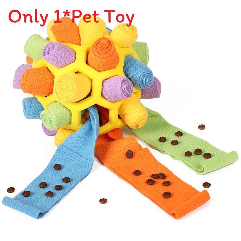 Pet Sniffing Bubble Toy With Rubber Ball Puzzle For Dogs Fun And Enrichment