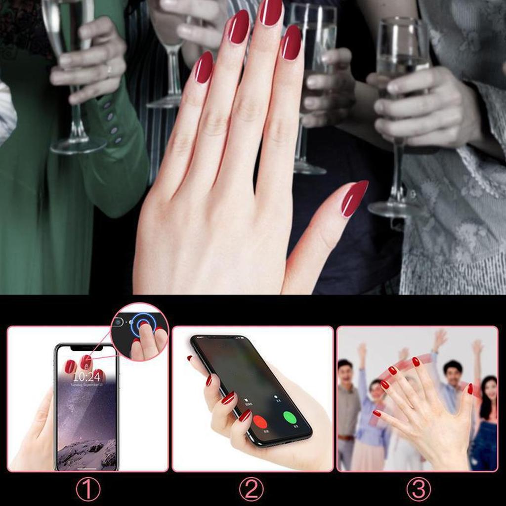 Smart Nagelchip N3 Smart Nagelchip Weich Hautfreundlich Flexibel Smart Nagelaufkleber Eingebauter Chip Smart Devices für Männer Frauen