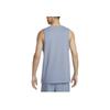 Nike Primary Solid Round Neck Quick-Dry Breathable Casual Sleeveless Vest Men Tops Slate-Grey Stone-Blue DV9834-493