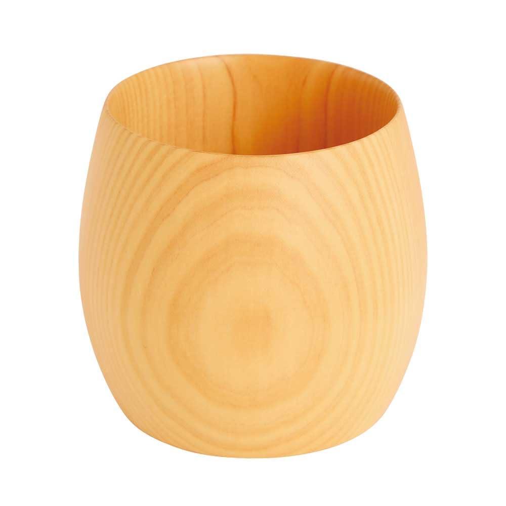 Yamaco Hinoki Fukumaru Sake Cup of 78953 (Set 2)