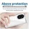 WANLONFENG MF Series for Honor 200 5G Case TPU+Acrylic Clear Phone Cover with Tempered Glass Film