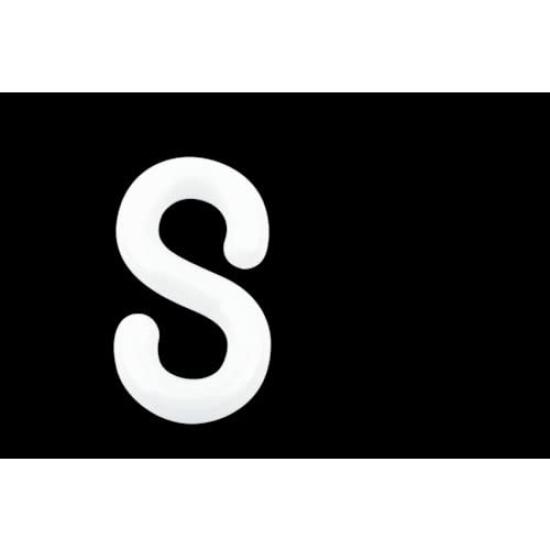 

TRUSCO Пластиковые крючки 2 крючка на 10 пакетов Крючки, S-образные, Белые, 6 мм, Упаковка, TCF6W, (Дело продано) белый