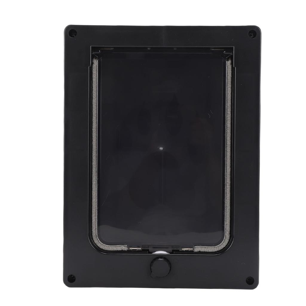Cat Door Weatherproof Pet Door Magnetic Closure Thickened Frame Interior Exterior Use for Pets Up to 20 Lb Small (S)