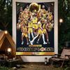 Los Angeles Lakers 2020 NBA Champions Poster LeBron Davis Trophy Gold Team