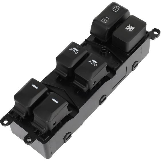 Cciyu Power Window Switch Front Left Driver Side Compatible for Kia Forte Forte5 2014-2018 Replaces 93571A7200 93571-A7200