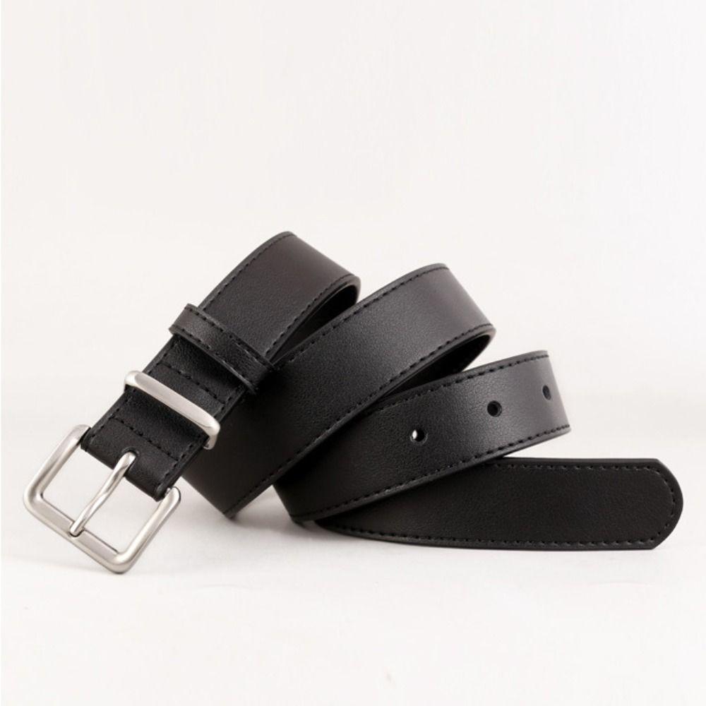 Solid Color Women Belt Fashion Decorative Belt Casual Waistband Belt  All-Match