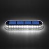 Yilaie Unique Solar Step Lights IP68 Blue LED Solar Deck Lights for Patio Fence Garden Dock Backyard Pathway Waterproof 4 Pack