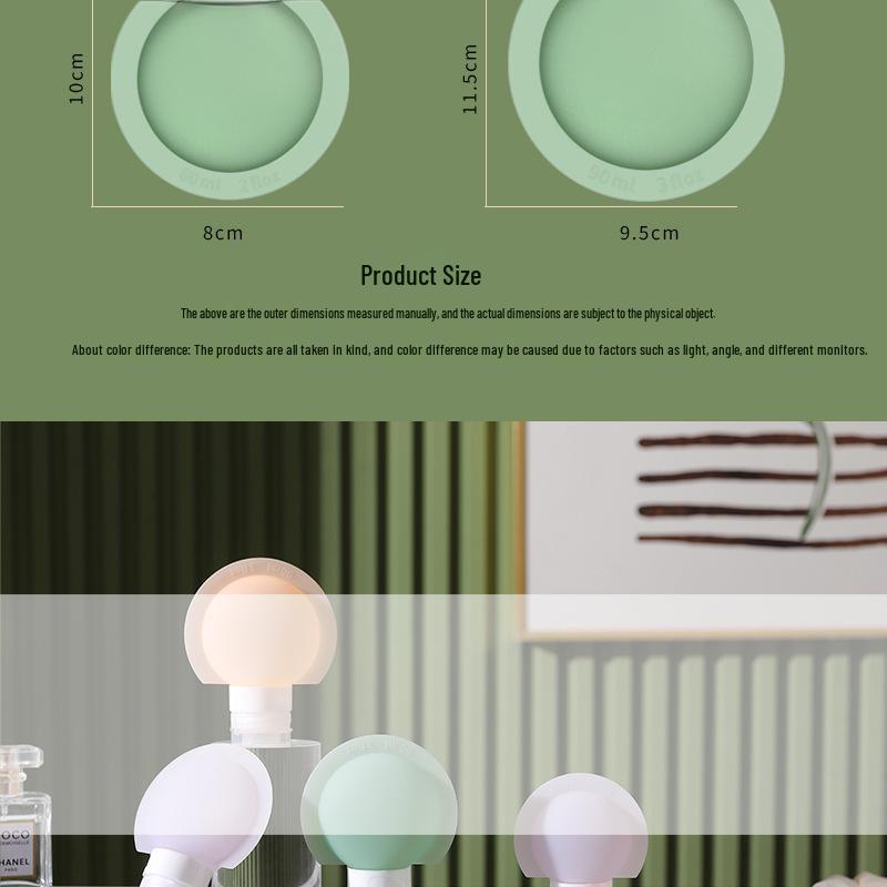 Travel Bottles Set: Shampoo, Shower Gel, Lotion, Skincare, and Makeup Remover – Portable and Refillable.