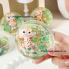 Cartoon Animal Bubble Slime Toy - Stretchy, Non-Sticky Stress Relief with Figures