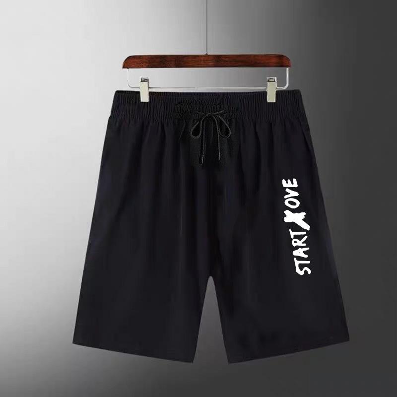 Men's sets Summer Quick drying Love Heart  printed Graphic T-shirts Suit Tracksuit designer clothing Short sleeve  tee + shorts