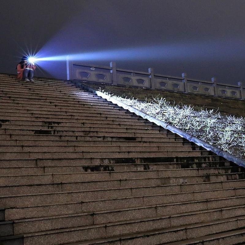 Flash Light Portable Rechargeable Spotlights High Power Rechargeable Led Flashlight Camping Ultra Powerful Flashlight Lamp Work