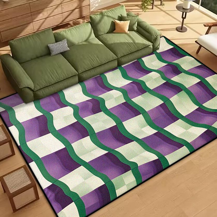 abstract style Decoration home soft bedroom carpet big size antiskid decor rug for living room Easy cleaning coffee tables mat