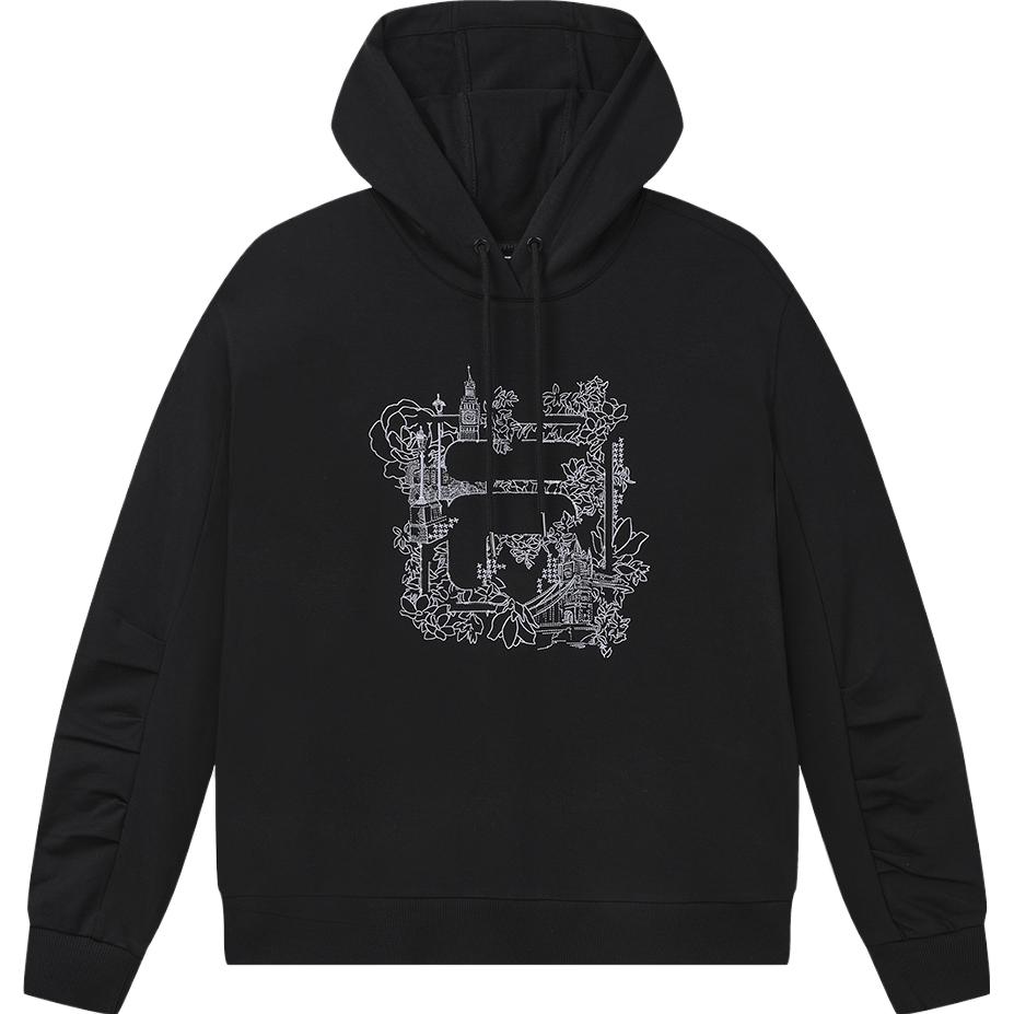 

New FILA Sweatshirts Women s Black F11W338201FBK M