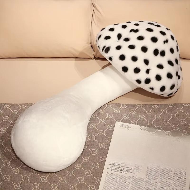 Giant 130cm Creative Soft Long Mushroom Pillow Plant Toys Cushion Plush Stuffed Sofa Floor Home Sofa Pillow Children Girls Gift