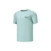 Fashionable Comfortable Casual Solid Color Letter Brand Logo Short Sleeve T-Shirt Unisex Tops Artistic-Green P225U004-03WV