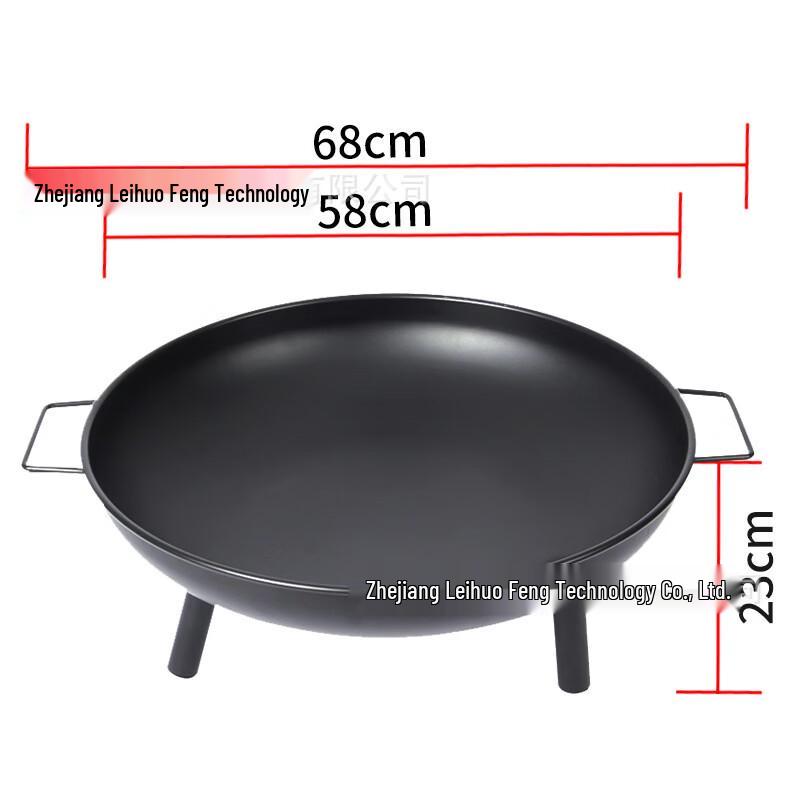 Oeny Portable Outdoor Round Fire Pit