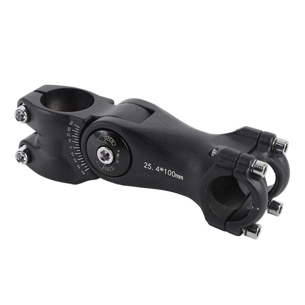 100mm Cycle Stem Riser Aluminum Alloy 60 Degree Adjustable Mountain Cycle Handlebar Suspension Stem for Handlebar