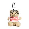 Lovely Pilot Bear Keychain Cute Pendant for Bag and Key Plush Keyring Phone Charm Personalized Animal Decoration
