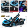 1:24 Bolide Spray Car Model Toy Alloy Body Rubber Tire Shock Absorption Vehicle Models Sound&Light Ornaments Gifts