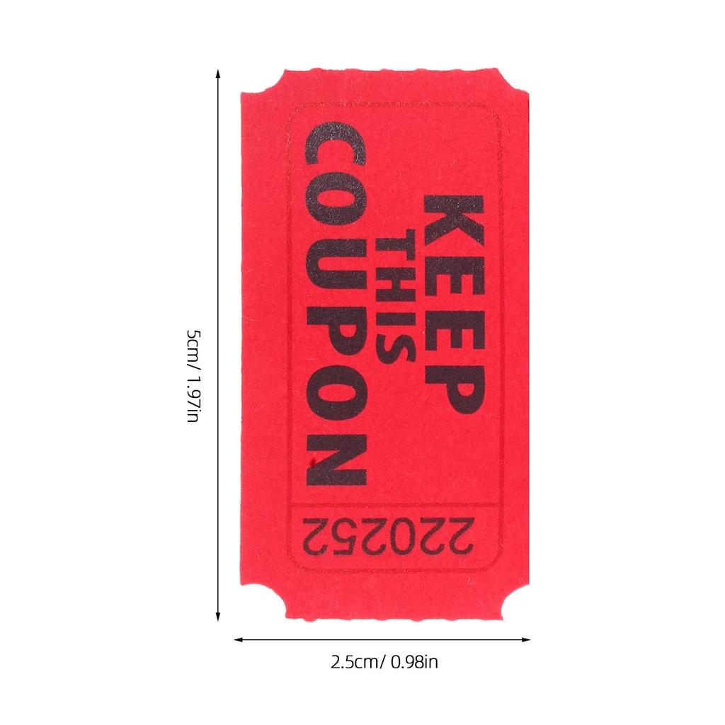 1000 sztuk Kolorowe Zrywalne Losy Loterii Podwójne Rolki Bilet Wstępu Bilet do Gry Na Wydarzenia Karnawały Wstęp Nagroda Klasowa